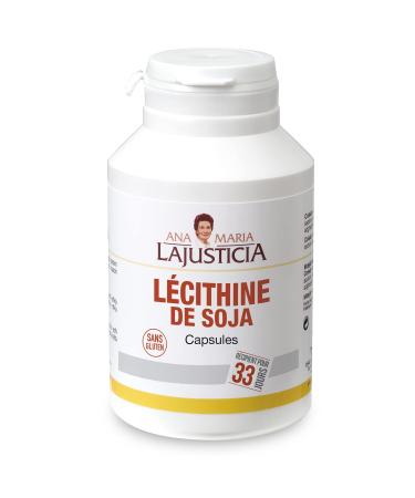 Ana Maria Lajusticia - Soy lecithin - 300 beads - Reduces blood cholesterol levels and improves memory. Suitable for vegans.