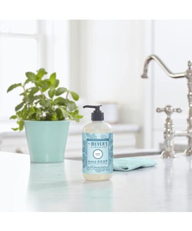 Mrs. Meyer's Hand Soap Mint - Essential Oils, Biodegradable, 3 Pack (12.5 fl. oz Each) - Limited Edition - Buy Online on GoSupps.com