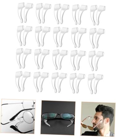 Lurrose 60 Pairs Anti-Cover Glasses | Comfortable Non-Glass Handle Eyewear with Ear Protectors | Portable Pebble Gel Holders International Shipping Available - Buy Online on GoSupps.com