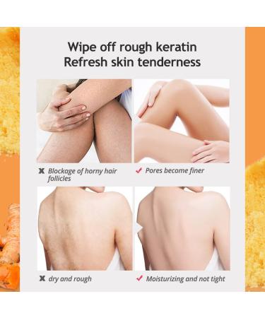Liyalan Turmeric Body Scrub 2-Pack (7.8oz) - Moisturizing Exfoliating Scrub for Face, Hands, Feet - Nourishes Skin, Deep Cleansing - Buy Online on GoSupps.com