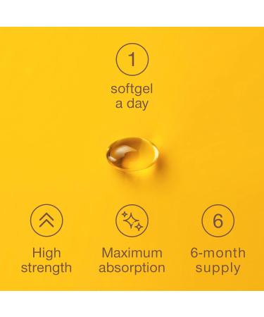 Vitamin D3 4000 IU High Strength Supplement - 180 Softgel Capsules for Strong Bones & Immune System - Cholecalciferol D3 Vitamins 4000IU for Muscles & Teeth - 180 Count - Buy Online on GoSupps.com