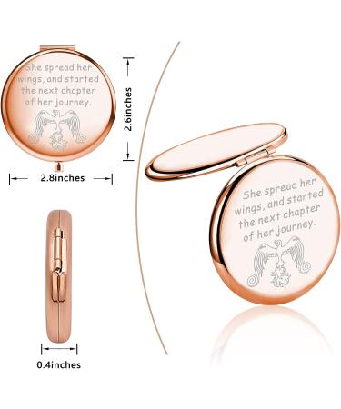 UJIMS Inspirational Phoenix Compact Makeup Mirror - Phoenix Bird Pocket Mirror - Buy Online on GoSupps.com