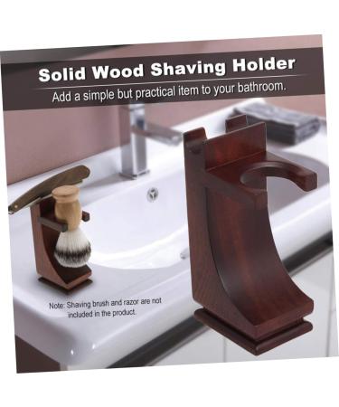 Hemoton Razor Storage Stand - Electric Razor Holder for Men | Barber Organizer & Wooden Shaving Set - Buy Online on GoSupps.com