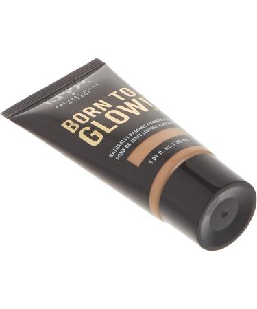 NYX Professional Makeup Born to Glow Radiant Foundation Iridescent Finish Buildable Medium Coverage Vegan Formula Shade: Medium Olive 09 Medium Olive 30 ml (Pack of 1) - Buy Online on GoSupps.com