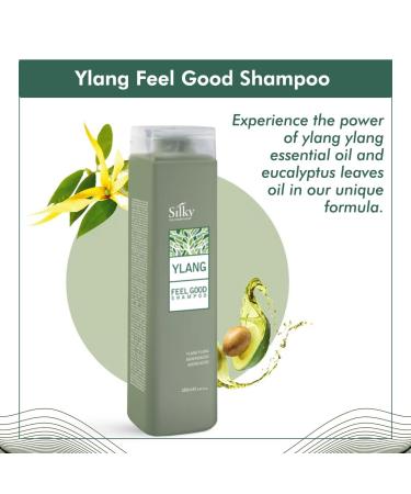Ylang Feel Good Shampoo 250ml - Hydrating Sulfate & Paraben Free Shampoo for Dry Damaged Hair | Volumizing Essential Oil Formula - Buy Online on GoSupps.com