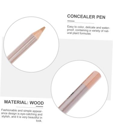 LALAFINA Concealer Pen Makeup Concealer 4pcs Highlighter Stick Spot Scar Concealer Pen Wonder Stick Concealer Pens for Eye Circle Cosmetic Spot Concealer Pen Wooden Concealer Pencils Eraser - Buy Online on GoSupps.com