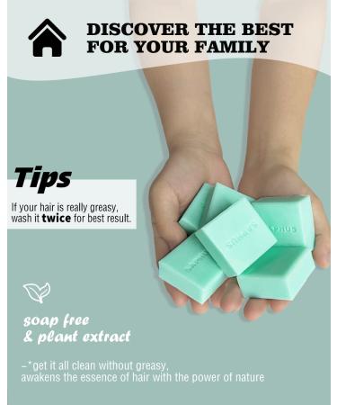 6Pcs Natural Ingredient Shampoo Bars with Conditioner | Sulfate Free, Plastic Free | Travel Friendly - Buy Online on GoSupps.com