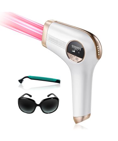 LUBEX Laser Hair Removal Device for Women & Men - Permanent IPL Hair Remover 1 000 000+ Flashes Quick 3-Minute Full Body Treatment At-Home Solution for Legs Arms & Bikini - Buy Online on GoSupps.com