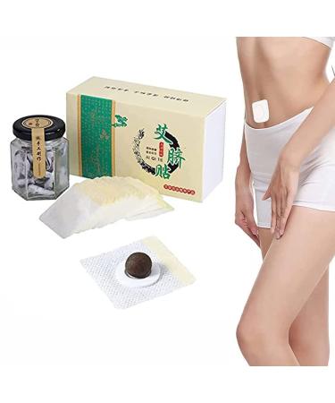 Mugwort Belly Patch,Moxibustion Belly Button Patch for Men and Women 30Pcs/Box