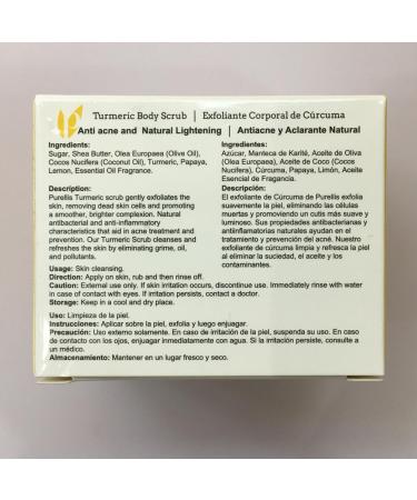 Turmeric Papaya Lemon Face Scrub - 100% Natural All Skin Types - Shop Internationally - Buy Online on GoSupps.com