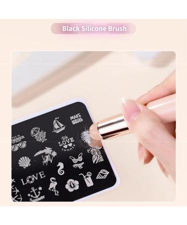 RTKHFZE French Nail Stamper - Pink Silicone Nail Tool for Perfect French Tip Manicure | DIY Gel Nail Polish Kit - Buy Online on GoSupps.com