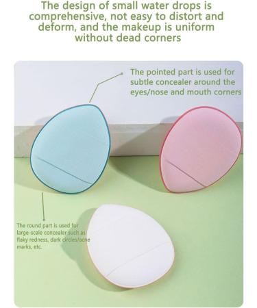 Finger Puff - Makeup Cushion Puff Super Soft Beauty Makeup Tools Wet And Dry Blending Sponge For Women Concealer - Buy Online on GoSupps.com