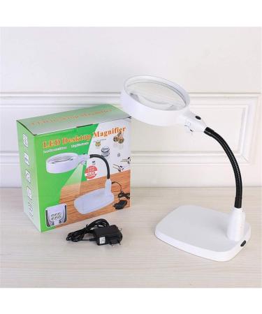 Magnifying Glasses for Hobbies Reading Magnifier Desktop Magnifying Glass 6 LED Light Source Interchangeable Lampshade for Reading and Maintenance Size: 320 X 168 X 300mm Vision - Buy Online on GoSupps.com