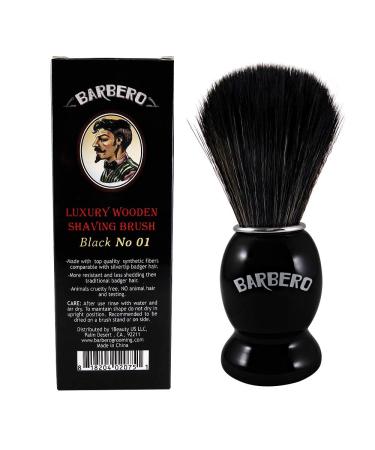 Barbero Luxury Wooden Shaving Brush No 01 Black