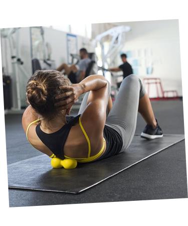 Buy Lurrose 2-Piece Microfiber Body Towels - Fitness Yoga Towels for Muscle Relaxation & Massage - Medium Yellow - International Shipping - Buy Online on GoSupps.com