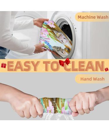Beard Bib Apron for Men - Non-Stick Waterproof Hair Catcher Cape | Ideal for Shaving & Grooming - Cow Butterfly Flower Design - Buy Online on GoSupps.com