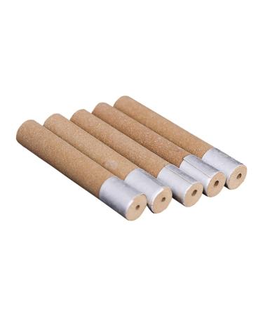 Moxa Tube 100 Pieces Moxa Column Replaceable Moxibustion Tube Stick Self-Adhesive for Moxa Massage Therapy