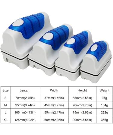 Jasonwell Magnetic Aquarium Fish Tank Scraper | Glass Cleaner Scrubber - Buy Online on GoSupps.com