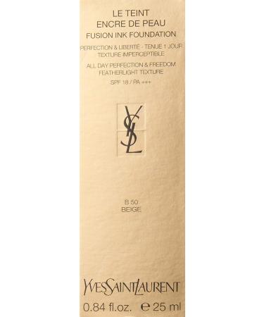 Yves Saint Laurent Fusion Ink SPF 18 Foundation in Beige B50 - 0.1 lb - Buy Online on GoSupps.com