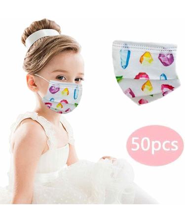 Goddess Accent 50PCS Camouflage Kids Disposable Face_Mask Ply Non-Woven Fabric Breathable Printed Face Balaclava Earloop Protective Face Bandanas for Boys Girls Outdoor School - Buy Online on GoSupps.com