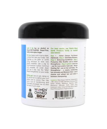 Taliah Waajid Black Earth Lock It Up 16oz - Strong Hold for Natural Hair - Buy Online on GoSupps.com