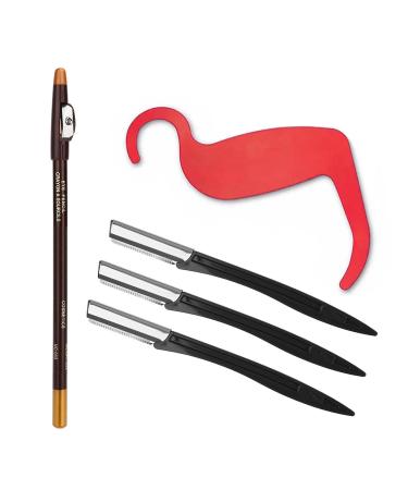 Precise makeup application made easy with this handy stencil kit. Eyebrow stencils for perfect brows