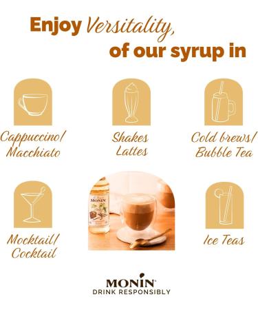 MONIN - Sirop de Vanille de Madagascar - Pour Caf Chocolat Chaud Capuccino ou Latte - Ar mes Naturels - Bouteille en Verre - 70 cl - Buy Online on GoSupps.com