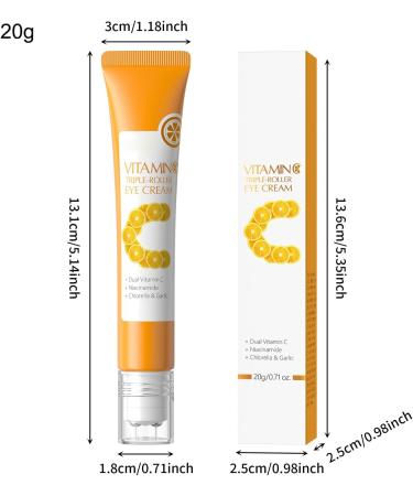  G n rique Affirmation Eye Cream - Reaffirmed Eye Contour Cream | Natural Eye Care Cream with Roller 20g Gentle Nourishing and Illuminating Skincare Products - Buy Online on GoSupps.com