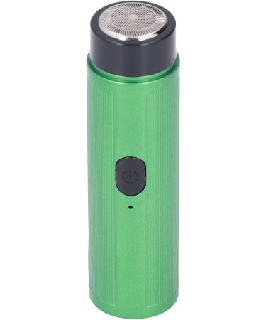 Mini Electric Shaver for Men - Portable Rechargeable Razor Quiet & Powerful Perfect for Travel & Home Use - Green - Buy Online on GoSupps.com