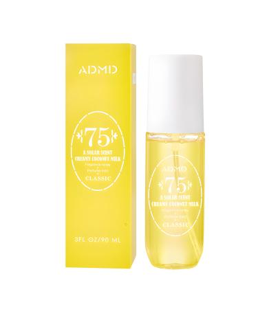 Body Spray for Women Hair & Body Fragrance Mist Long Lasting Perfume Spray Travel Size Womens Fragrance Body Spray Various Scents (75 Yellow)