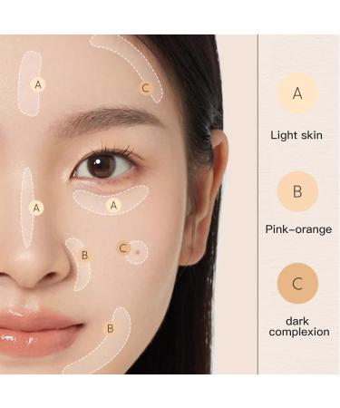  Joittey 3-Color Skin Concealer Palette Tri-Color Concealer Palette Waterproof 3-Color Skin Concealer Cream Tri-Color Concealer Palette for Acne Marks and Dark Circles - Buy Online on GoSupps.com