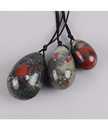 Natural Bloodstone Yoni Egg & Jade Fitness Equipment - Vaginal Muscle Tightening Ball Massager | Package B - Shop Internationally - Buy Online on GoSupps.com