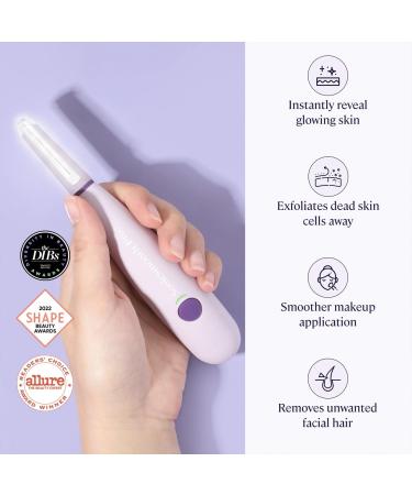 Michael Todd Beauty Sonicsmooth Pro+ Dermaplaning System - LED Light 2-in-1 Exfoliation & Peach Fuzz Remover - 16 Safety Tips & 2 Microdermabrasion Tips - Lavender - Shop Internationally Today - Buy Online on GoSupps.com