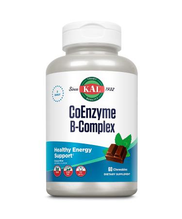 KAL Coenzyme B-Complex Natural Cocoa Mint 60 Chewables