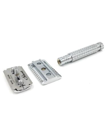 Parker Safety Razor 94R Hefty Double Edge Safety Razor with 5 Premium Blades - Best International Shipping Options - Buy Online on GoSupps.com