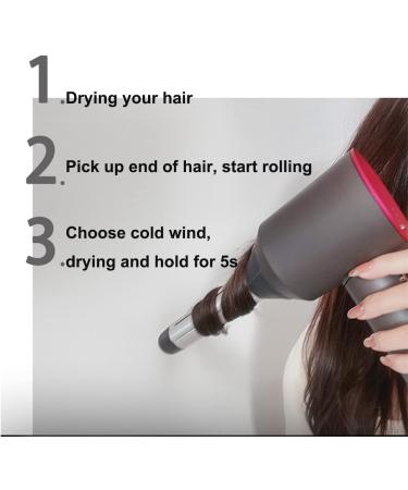 Abhi 30mm Automatic Curling Iron Barrel for Hair Dryer HD02 HD03 HD04 HD08 - Exchangeable Hot Wind Heads for Perfect Curls - Buy Online on GoSupps.com