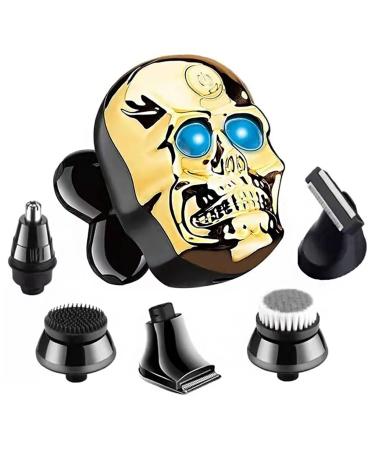 Electric Razor for Men 6in1 Waterproof Rechargeable Electric Shaver Hair Trimmer Beard face Body Electric Razor Wet Dry balds Shaving machin With Box