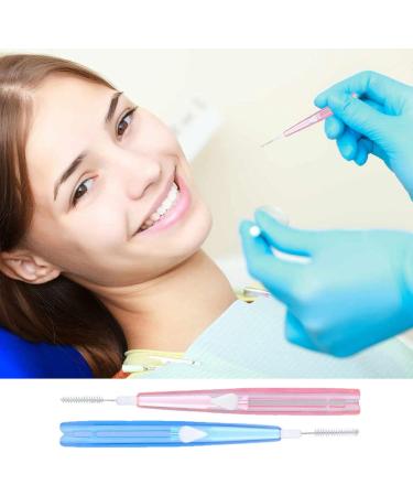 Buy Euppsiiu 70-Piece Portable Interdental Cleaner Set | Oral Dental Brushes & Floss Sticks | Perfect Tooth Cleaning Tools (2 Colors) - International Shipping Available - Buy Online on GoSupps.com