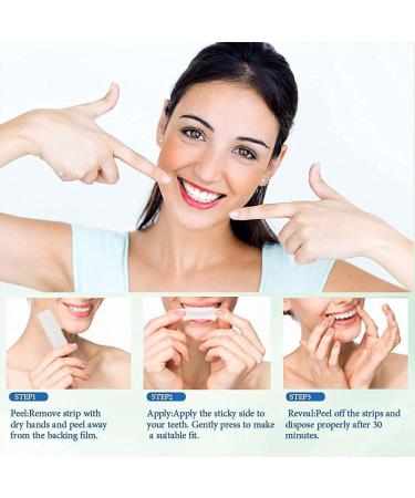 5D Castle Teeth Whitening Strips - 56 Effective & Comfortable Bleaching Strips with Unique Liability | 28 Sets Anti-Sensitive Brightening Factor - Buy Online on GoSupps.com