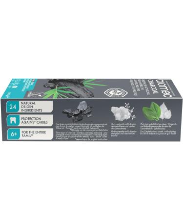 Biomed Triple Charcoal Toothpaste - 98% Natural Tooth Whitening & Gum Care Vegan & SLES-Free 100g - Shop Internationally Now! - Buy Online on GoSupps.com