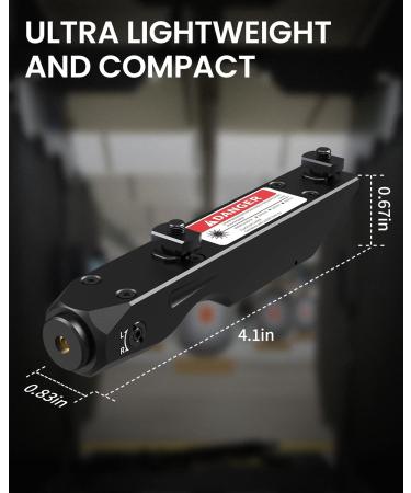 Votatu M4L-R Red Laser Sight for M-Lok Rails | Compact Tactical Rifle Red Dot with Strobe Function | Magnetic Rechargeable - Buy Online on GoSupps.com