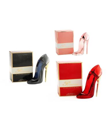 EB C Princess High Heel Shoes Red & Black Eau de Parfum for Women 85 ML 2.9 FL OZ (Pack of 2) - Buy Online on GoSupps.com