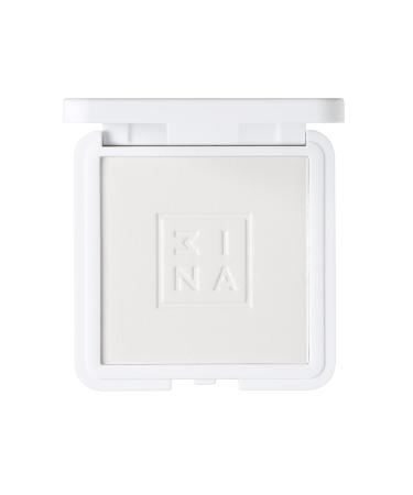 3INA MAKEUP - The Setting Compact Powder 100 - Blanc - Fini Soyeux Naturel - Couvrance Uniforme - Texture Confortable et Lumineuse - Facile Estomper - Poudre min rale - Vegan - Cruelty Free