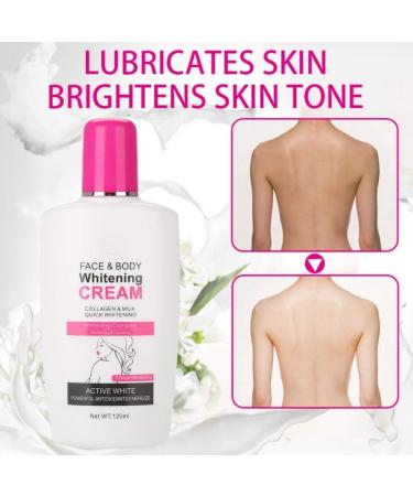 Milk Whitening Body Cream Moisturize Body Lotion Nourish Skin Care Cream for Dark Spots Smoothing Even Skin Tone Intense Hydration Fine Lines 120G - Buy Online on GoSupps.com