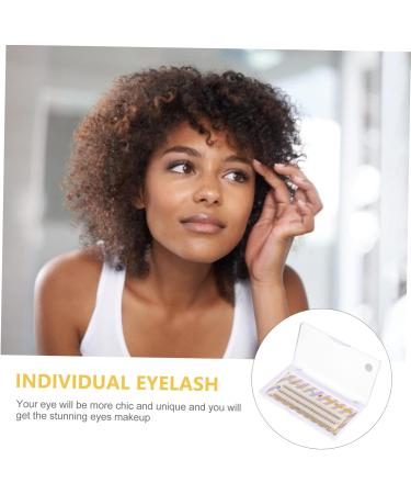 FOMIYES 2 Boxes Fake Eyelashes Dense Eyelashes Long Extension Eyeslash Grating Eyelash Individual Lash Long Eyelash Lash Extension False Lash Strip Eyelashes Fiber Caramel Colour Cosmetics - Buy Online on GoSupps.com