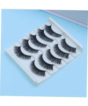 Angoily 5 Pairs Artificial Eyelashes Fake Lashes for Women Segmented False Eyelash Natural Lashes Natural False Eyelashes Long Thick Eyelashes Fause Eyelash 3d Manual Adhesive - Buy Online on GoSupps.com