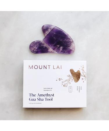Buy Mount Lai Amethyst Gua Sha Tool | Enhance Your Skincare Routine - Buy Online on GoSupps.com