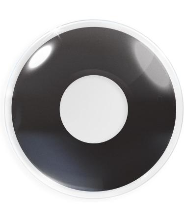 Buy Funnylens Black Out Contact Lenses - Crazy Fun Colored Lenses (-5.00 Strength) with Free Container for Halloween & Carnival - Buy Online on GoSupps.com