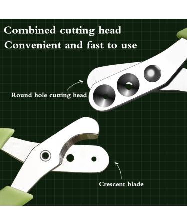 Buy Dongker Stainless Steel Cat Nail Clippers | Double Circular Hole Pet Claw Care Scissors for Cats Dogs Rabbits & More - Buy Online on GoSupps.com