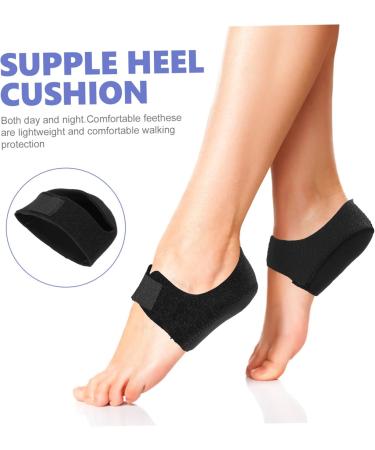 Silicone Heel Covers for Achilles Tendonitis Relief | Adjustable Heel Pads & Plantar Inserts - Comfort for Oversized Shoes - Buy Online on GoSupps.com